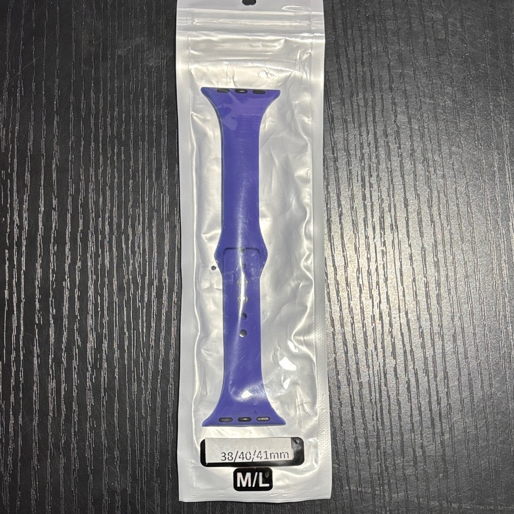 NWT Purple Silicone Smartwatch Band